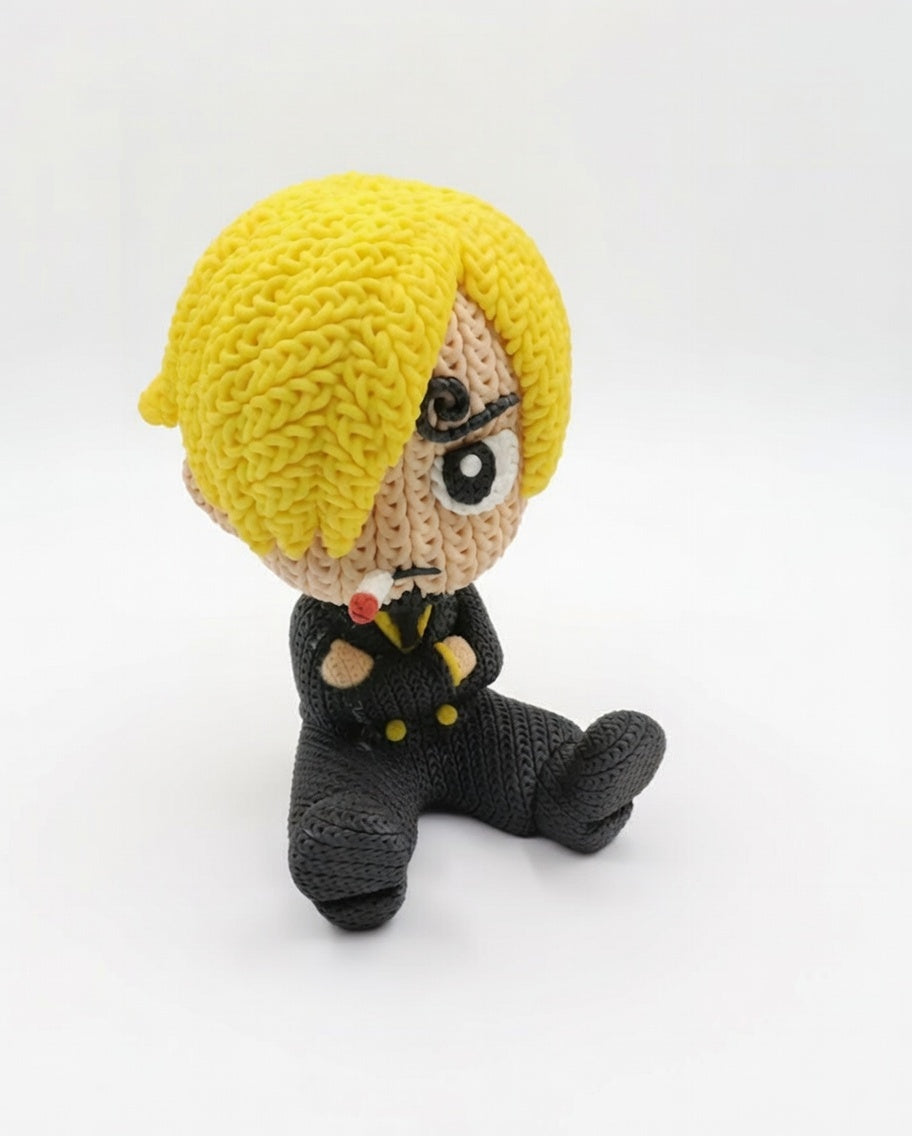 3D Printed - One Piece Knitted Anime Characters