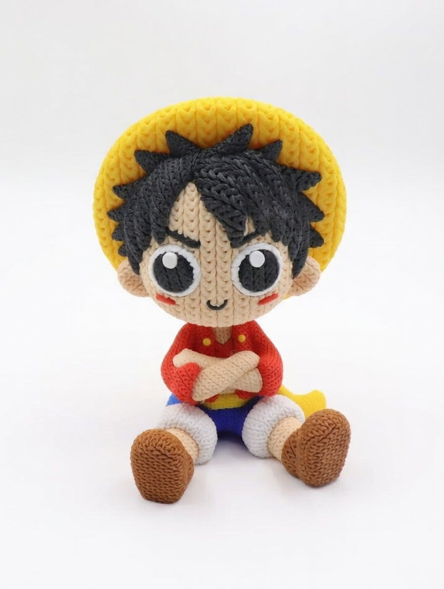 3D Printed - One Piece Knitted Anime Characters